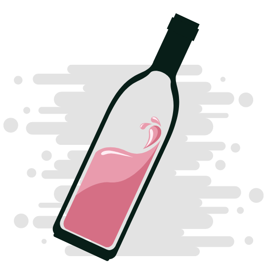 Selo tipo de vinho ROSÉ